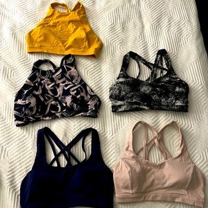 Lululemon Lot of 5 bras